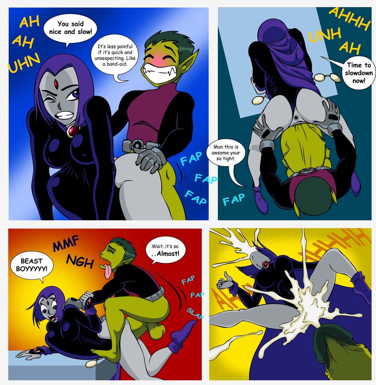 Teen Titans Raven Hentai Comic