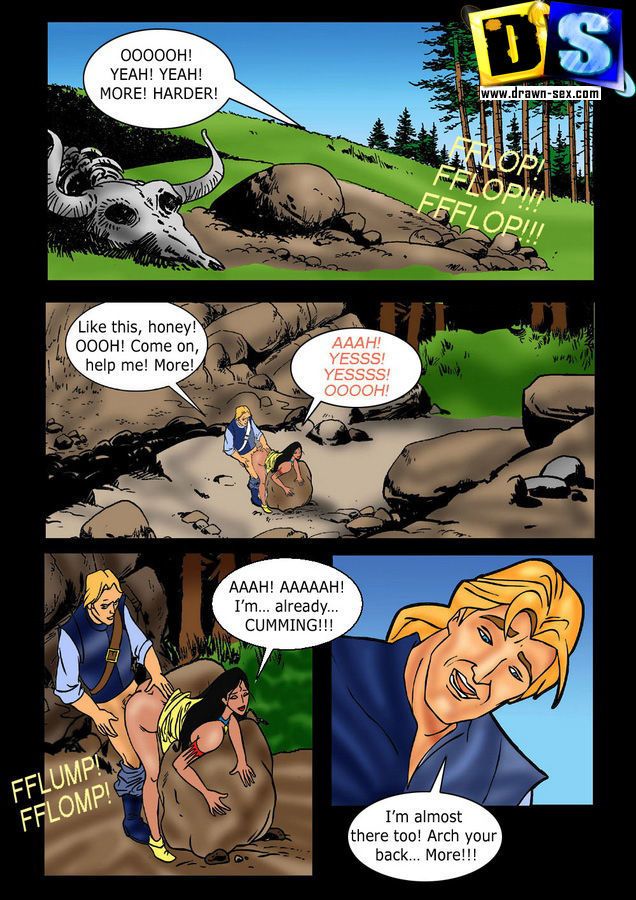Порно Комикс Покахонтас