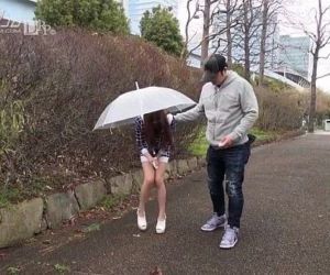 Remote controlled asian pussy outdoor - 12 min
