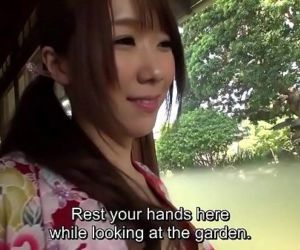 Subtitled uncensored Japanese Hitomi Oki foreplay in..